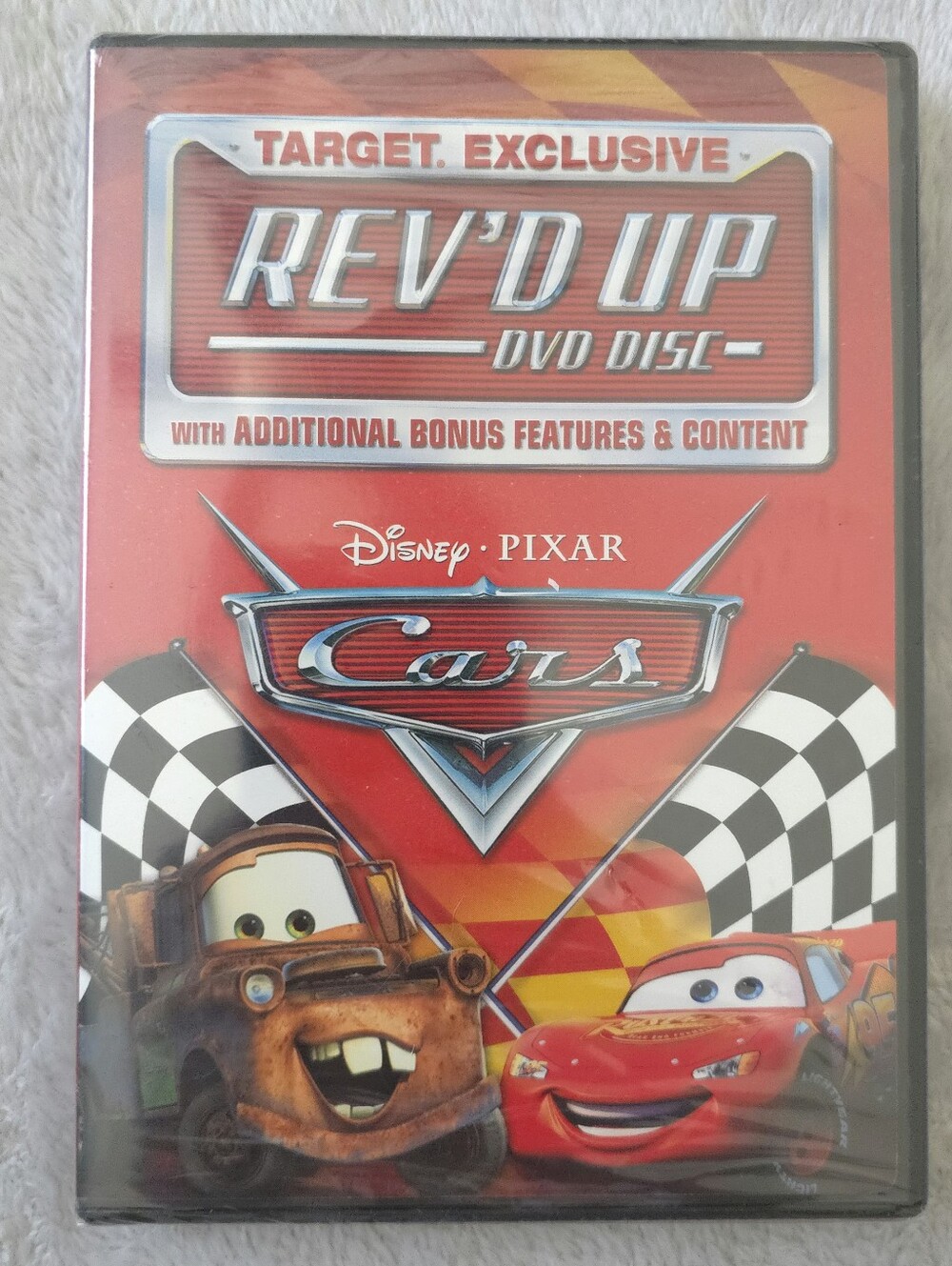 Disney Pixar Cars Target Exclusive Rev'd Up DVD